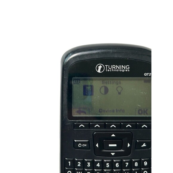 TURNING TECHNOLOGIES RESPONSE CARD QT2 RCQR 02 CLICKER QWERTY- Tested- Works - Picture 2 of 9